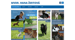 Desktop Screenshot of hanazertova.cz