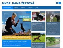 Tablet Screenshot of hanazertova.cz